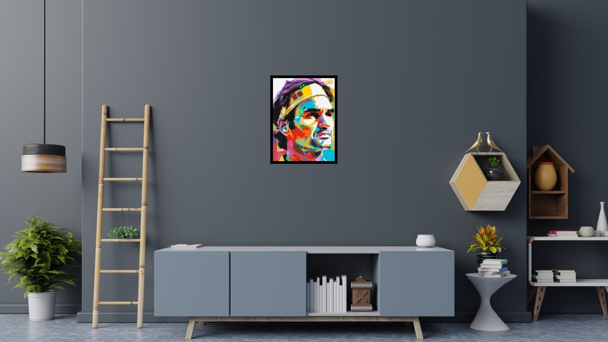 Roger Federer - Brick Art Mosaic Kit