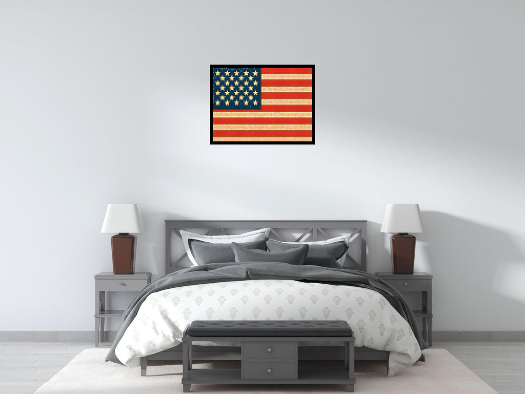 United States Flag - Brick Art Mosaic Kit