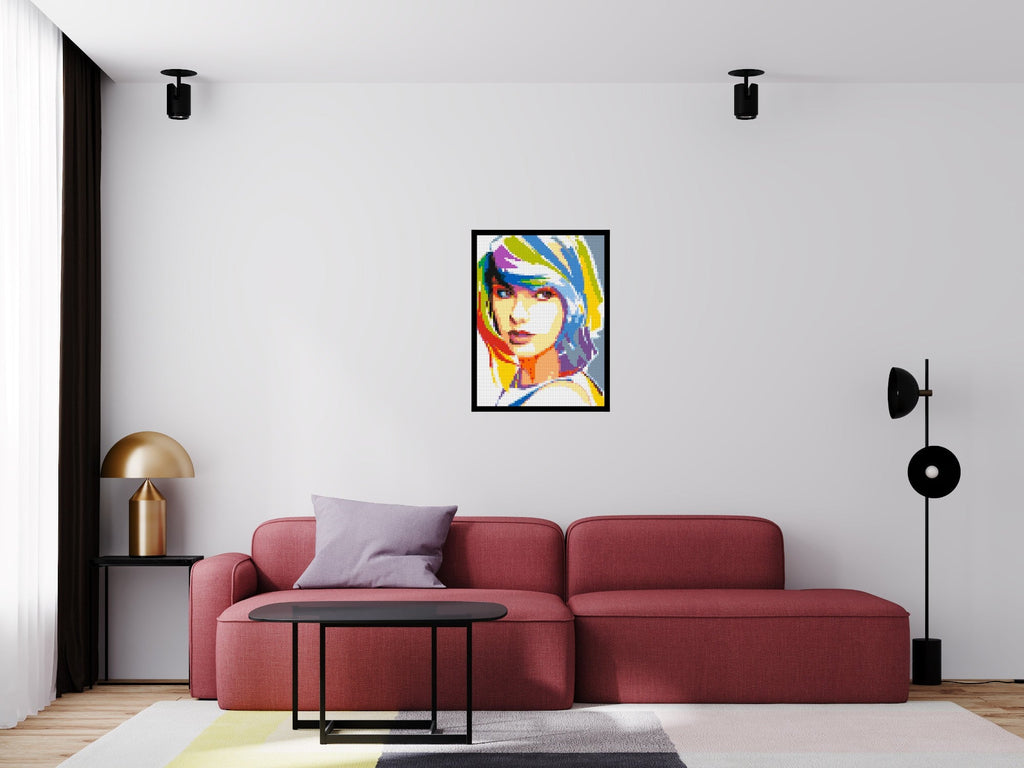 Taylor Swift WPAP - Brick Art Mosaic Kit