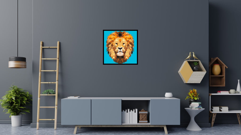 Lion King Pop Art - Brick Art Mosaic Kit