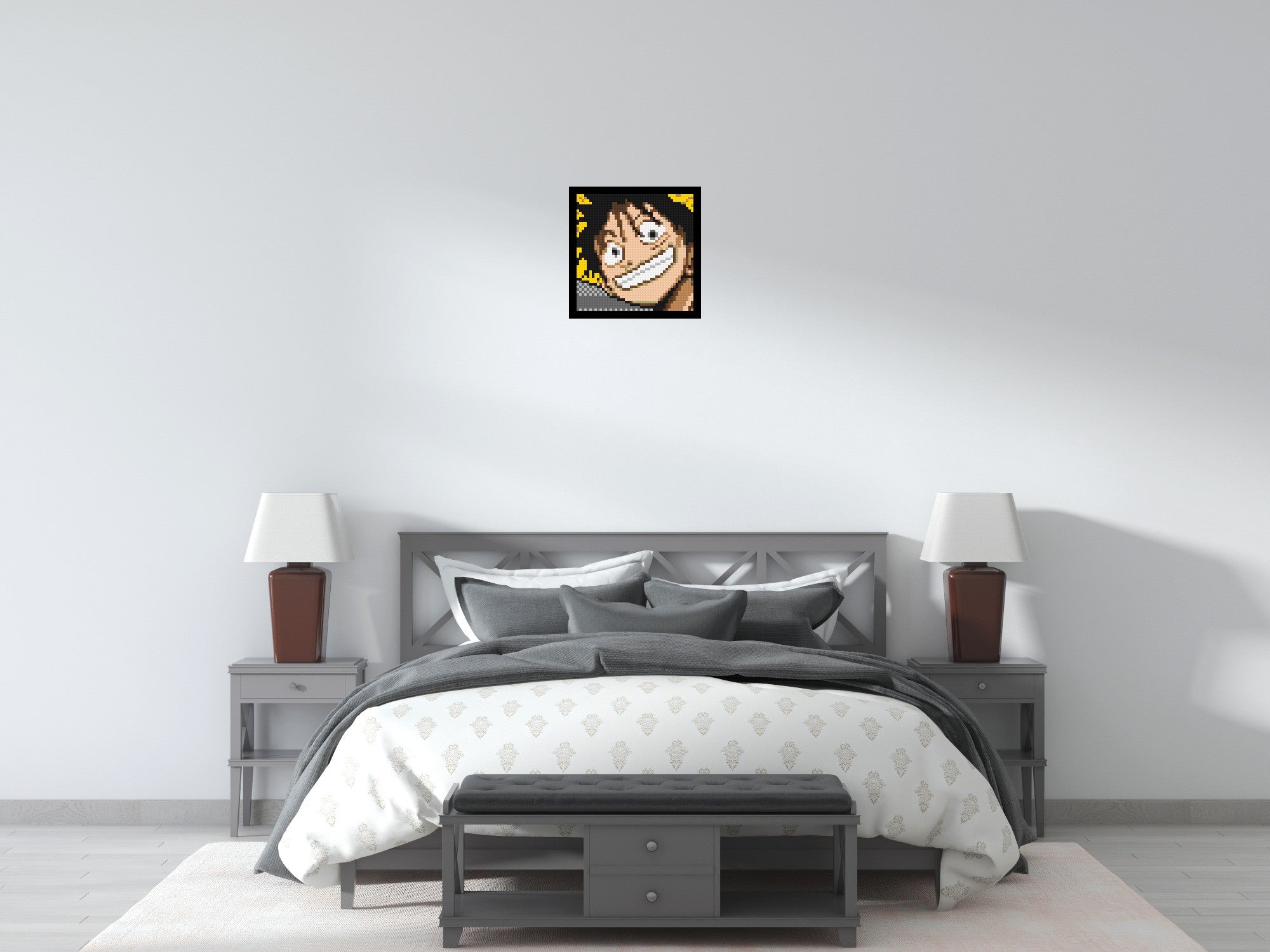 Monkey D. Luffy #2 (One Piece) - Brick Art Mosaic Kit