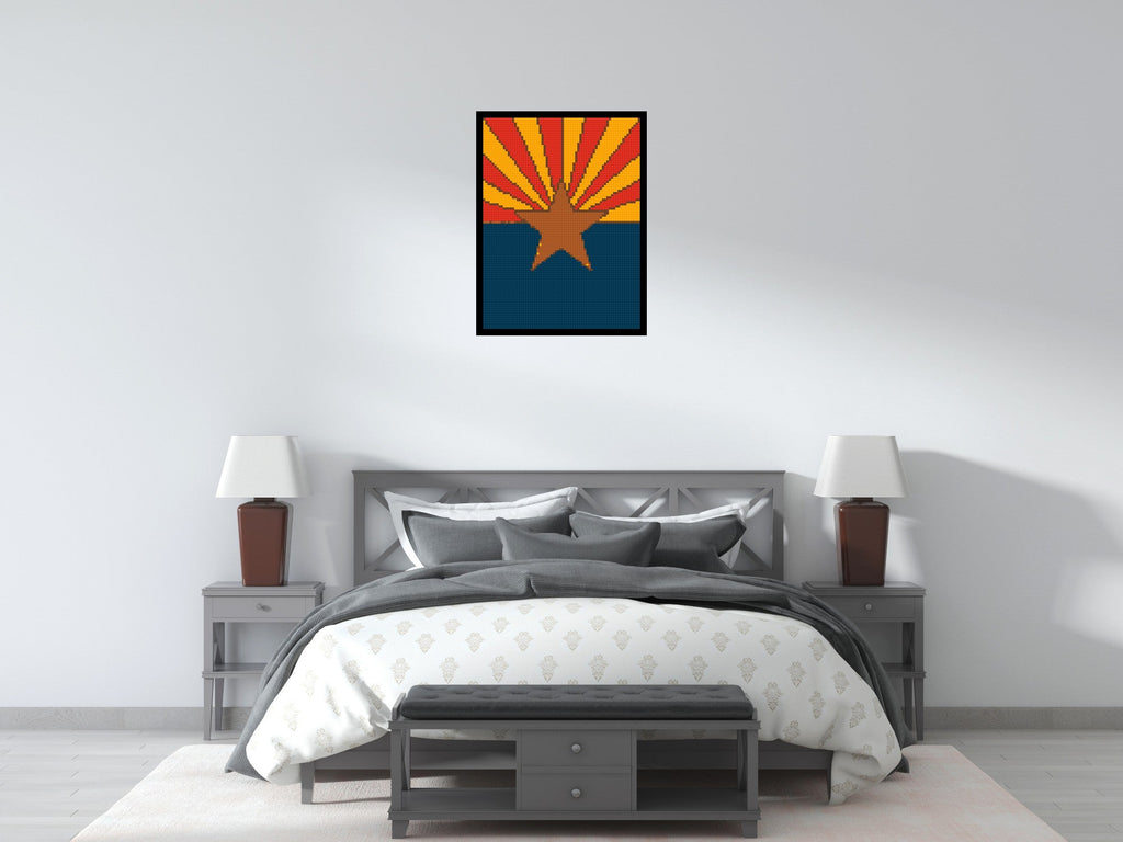 Arizona State Flag - Brick Art Mosaic Kit