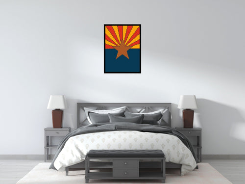 Arizona State Flag - Brick Art Mosaic Kit