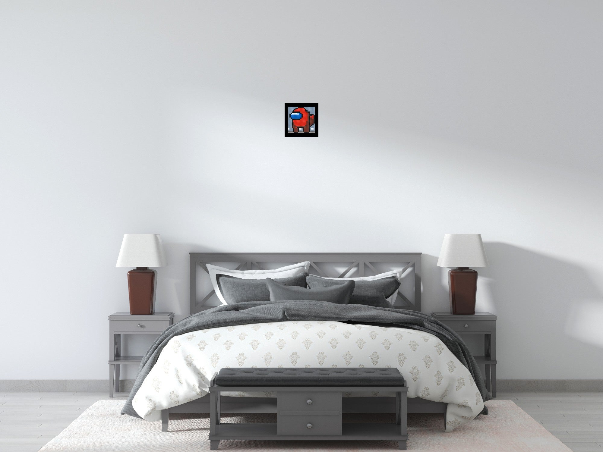 Red Impostor (Among Us) - Brick Art Mosaic Kit