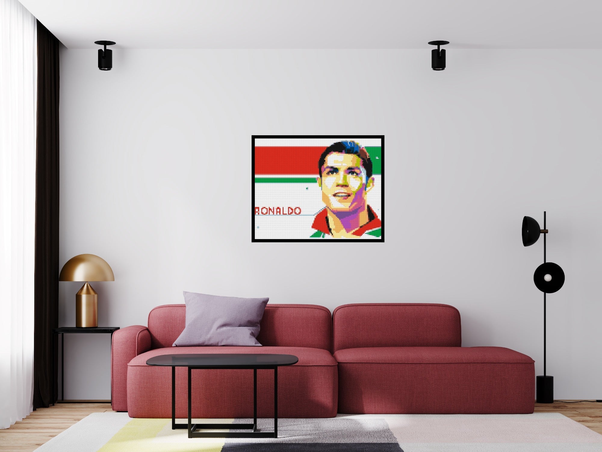 Ronaldo - Brick Art Mosaic Kit