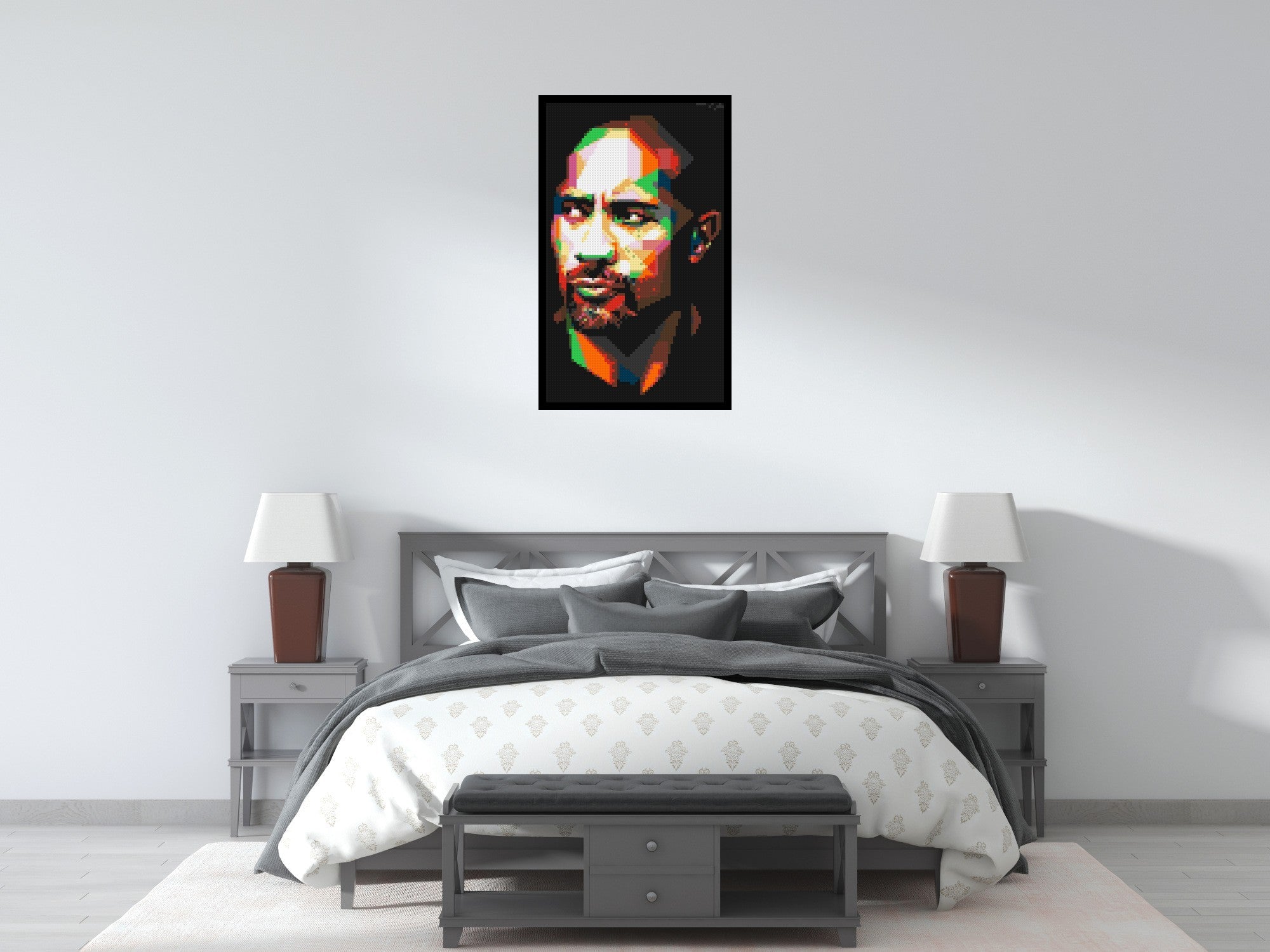 The Rock - Brick Art Mosaic Kit