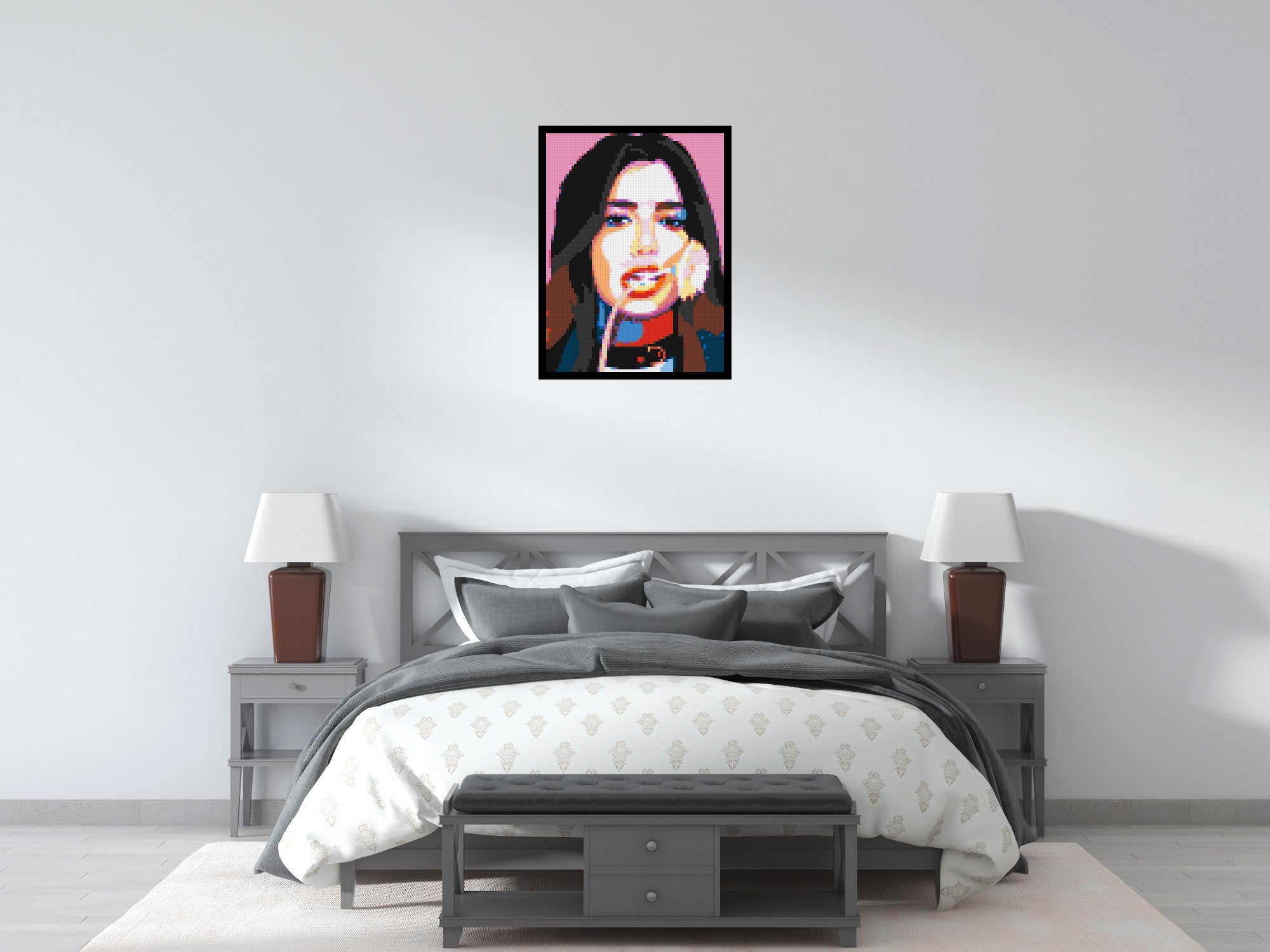 Dua Lipa #3 - Brick Art Mosaic Kit