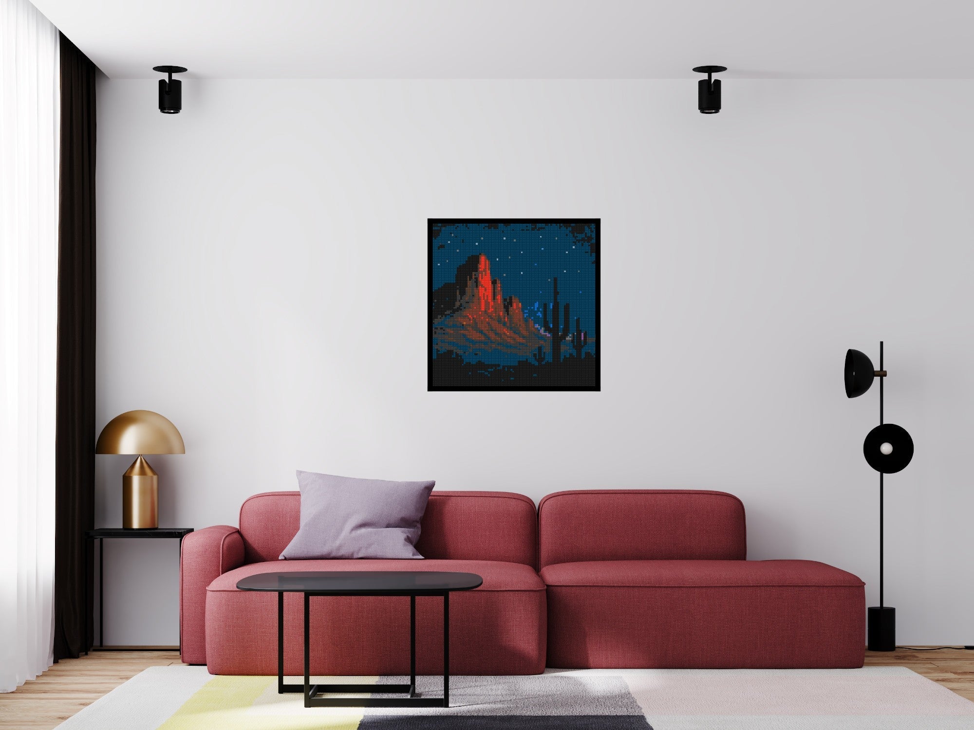 Desert Nightscape - Brick Art Mosaic Kit