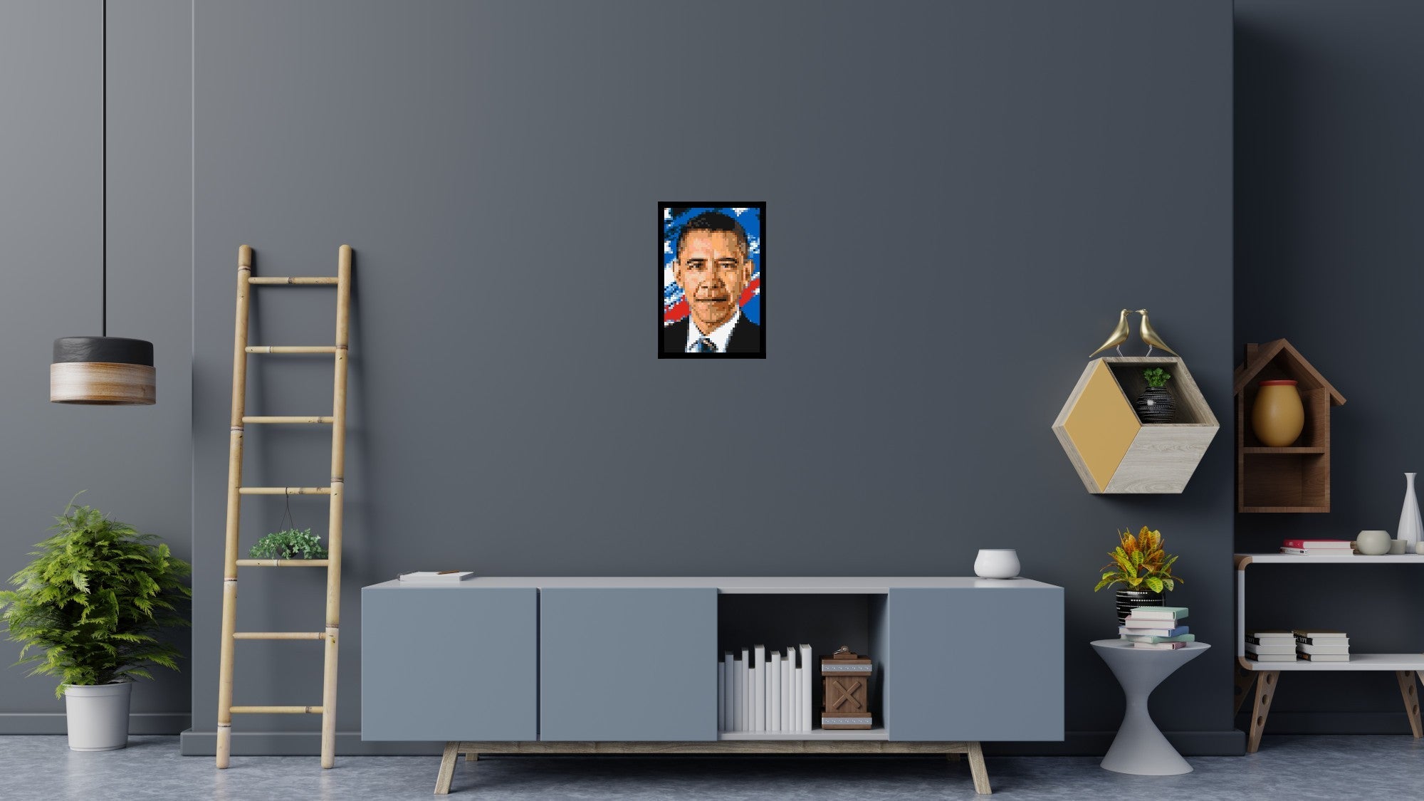 Barack Obama - Brick Art Mosaic Kit