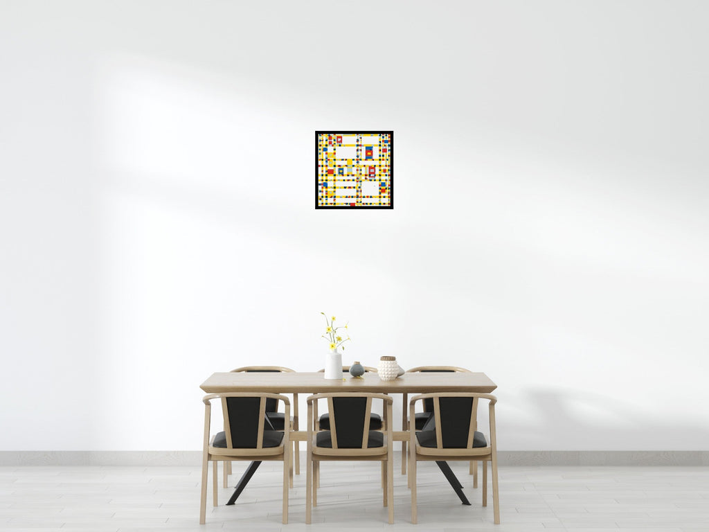 Broadway Boogie Woogie by Piet Mondrian - Brick Art Mosaic Kit
