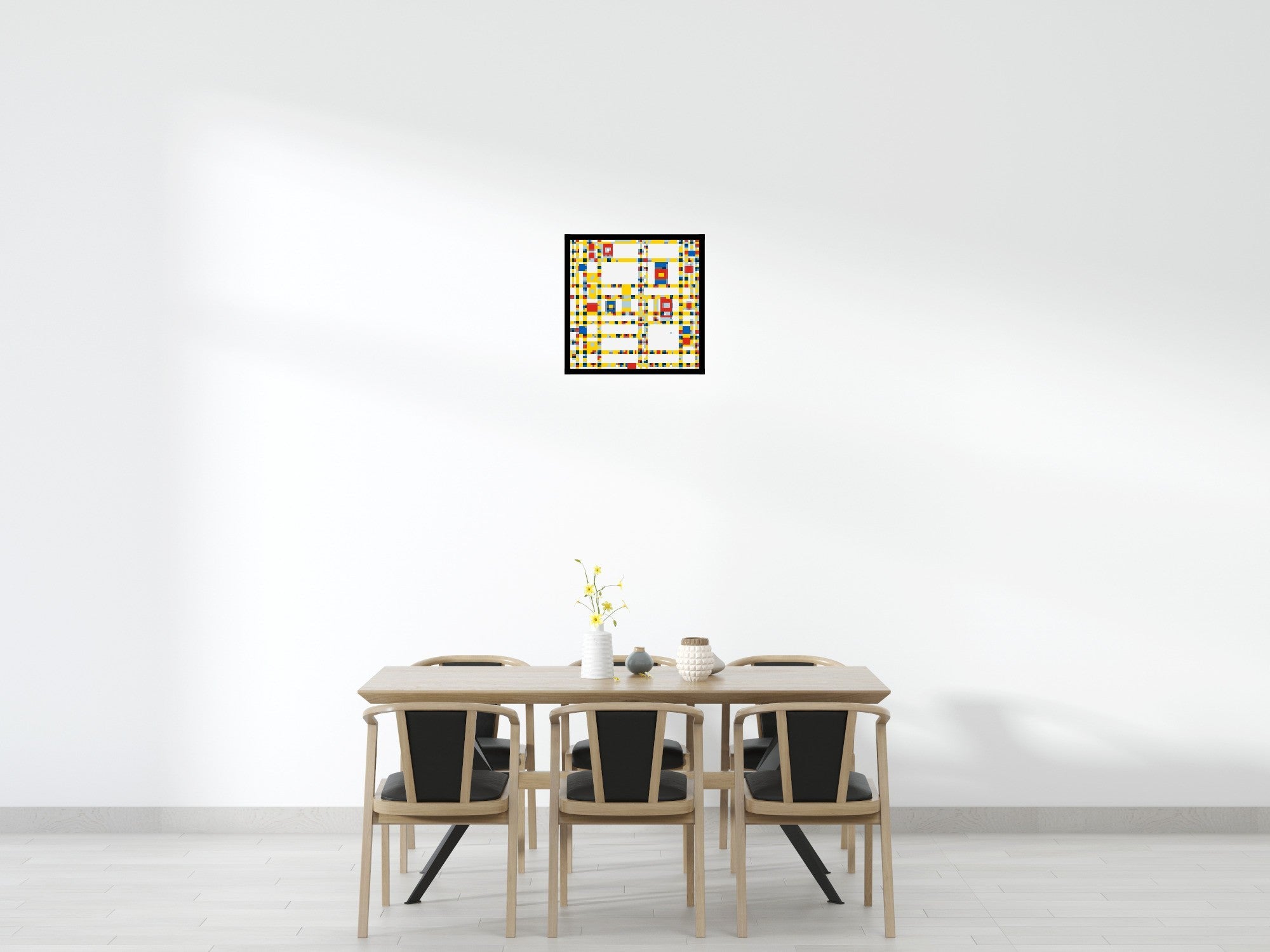 Broadway Boogie Woogie by Piet Mondrian - Brick Art Mosaic Kit
