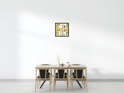 Broadway Boogie Woogie by Piet Mondrian - Brick Art Mosaic Kit
