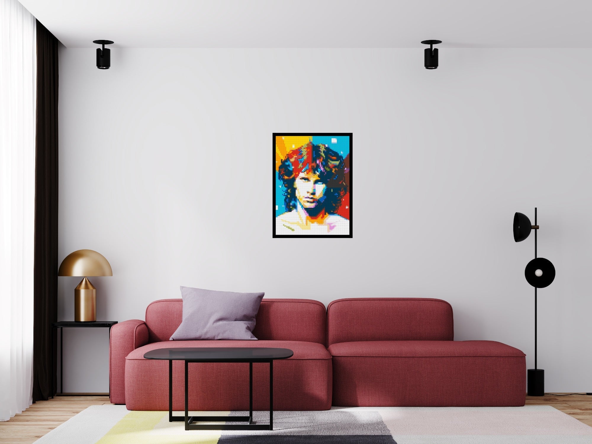 Jim Morrison - Brick Art Mosaic Kit