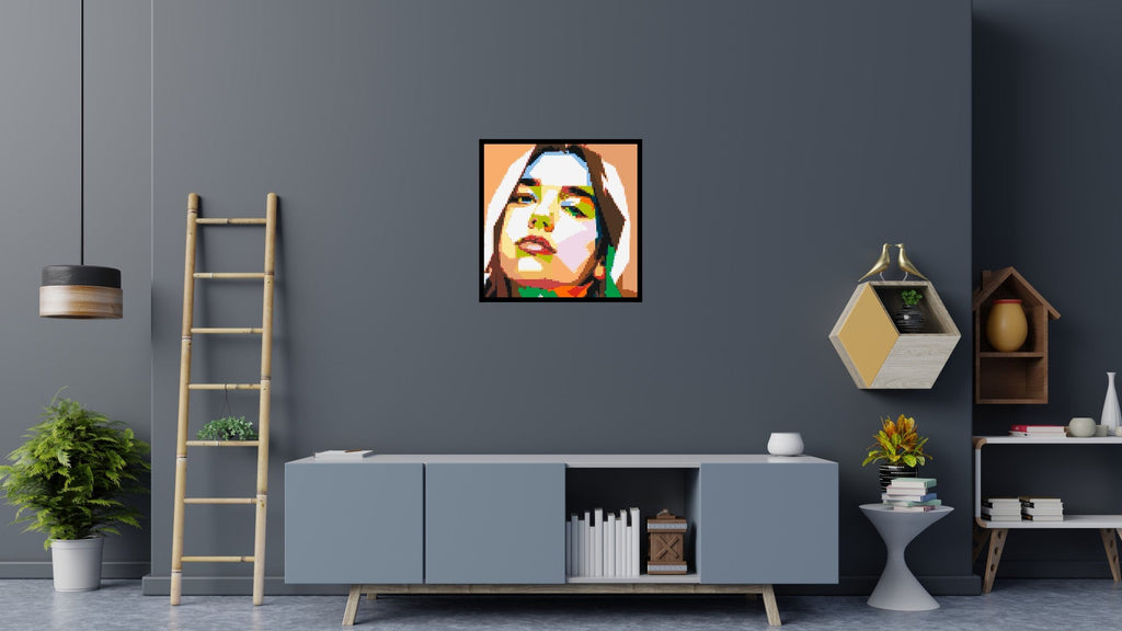 Dua Lipa #2 - Brick Art Mosaic Kit