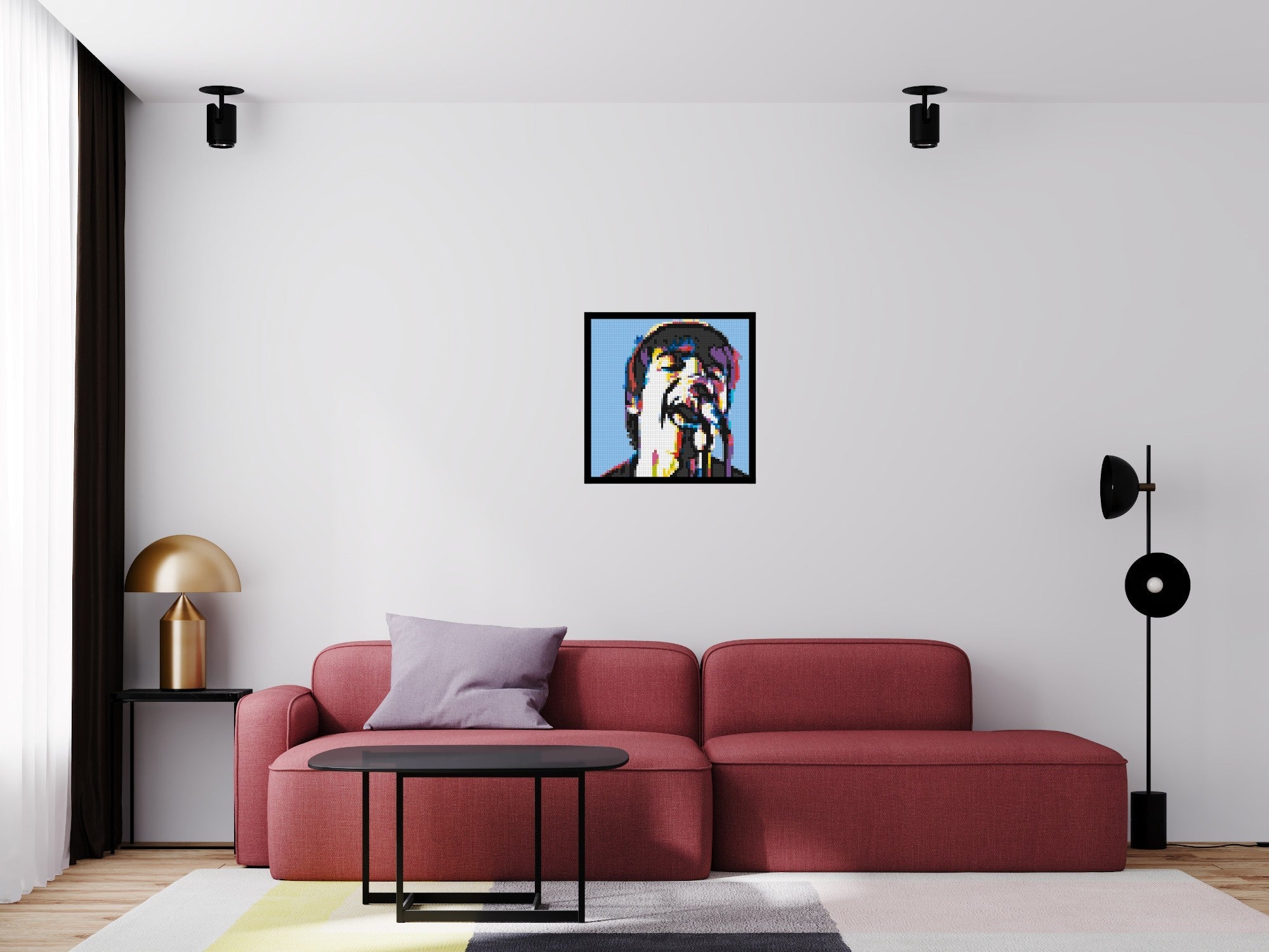 Liam Gallagher (Oasis) - Brick Art Mosaic Kit