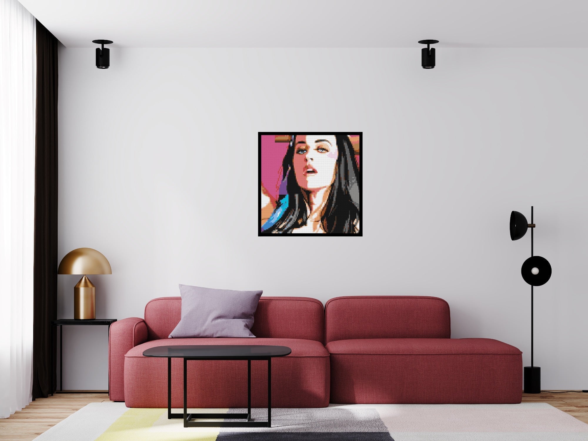 Katy Perry #2 - Brick Art Mosaic Kit