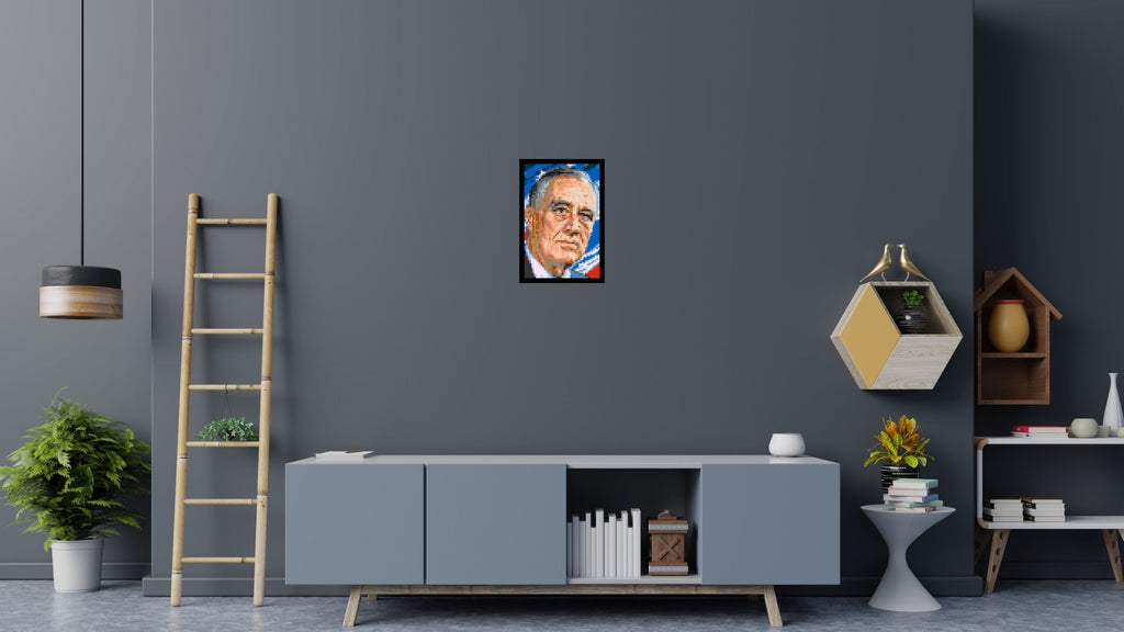 Franklin D. Roosevelt - Brick Art Mosaic Kit